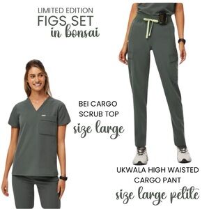 FIGS SET Limited Edition Bonsai Cargo Set Bei Ukwala Women’s Size L Large